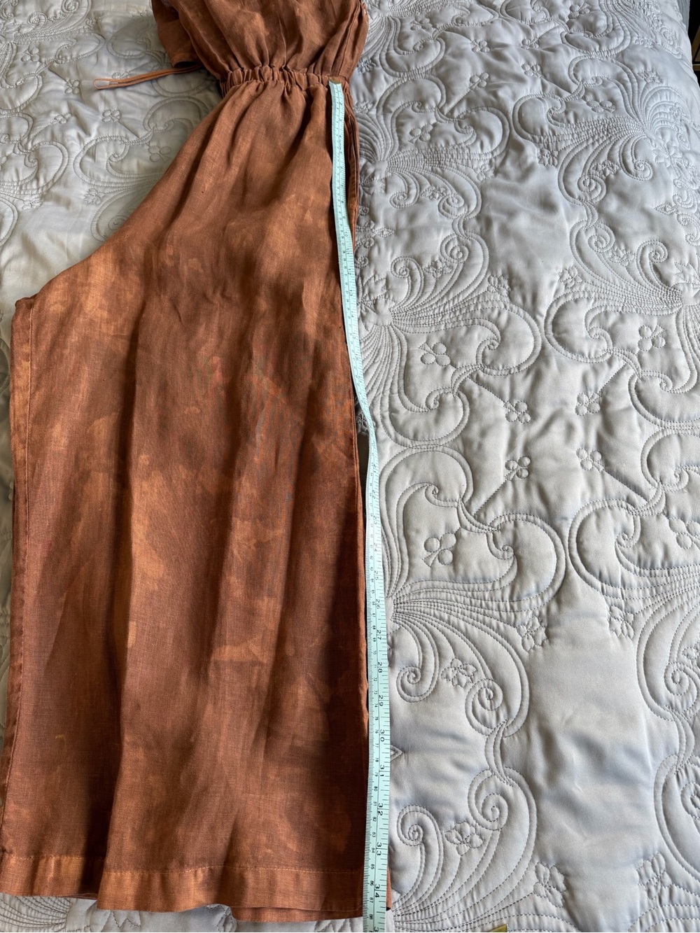cloth & stone Rust Brown Sleeveless V-Neck Jumpsuit - Picture 15 of 15